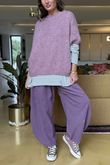 Made in Italy Big Softie Cap Sleeve Knit Top Heather -